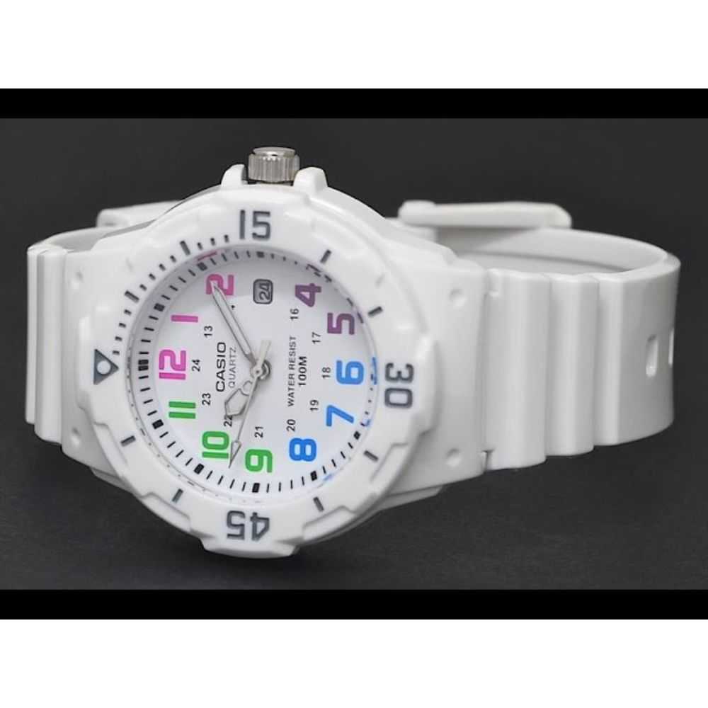CASIO GENERAL LRW-200H-7BVDF QUARTZ WHITE RESIN WOMEN'S WATCH - H2 Hub Watches