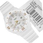 CASIO GENERAL LRW-200H-7E2VDF QUARTZ WHITE RESIN WOMEN'S WATCH - H2 Hub Watches