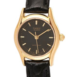 CASIO GENERAL LTP-1094Q-1ARDF-P BLACK LEATHER WOMEN WATCH