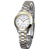 CASIO LTP-1128G-7BRDF-P SILVER STAINLESS STEEL WOMEN WATCH