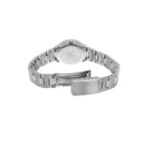 Casio General Red Dial With Silver Stainless Steel Strap Women Watch LTP-1241D-4A2DF-P