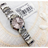 Casio Enticer Pink Dial Silver Stainless Steel Strap Women Watch LTP-1241D-4ADF-P