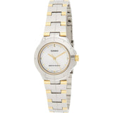 CASIO ANALOG LTP-1242SG-7CDF-P TWO-TONE STAINLESS STEEL WOMEN WATCH