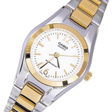 CASIO GENERAL LTP-1253SG-7ADF QUARTZ TWO TONE STAINLESS STEEL WOMEN'S WATCH