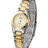 CASIO GENERAL LTP-1253SG-7ADF QUARTZ TWO TONE STAINLESS STEEL WOMEN'S WATCH