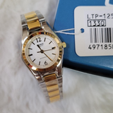 CASIO GENERAL LTP-1253SG-7ADF QUARTZ TWO TONE STAINLESS STEEL WOMEN'S WATCH