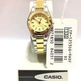 CASIO ANALOG LTP-1253SG-9ADF TWO-TONE STAINLESS STEEL WOMEN WATCH
