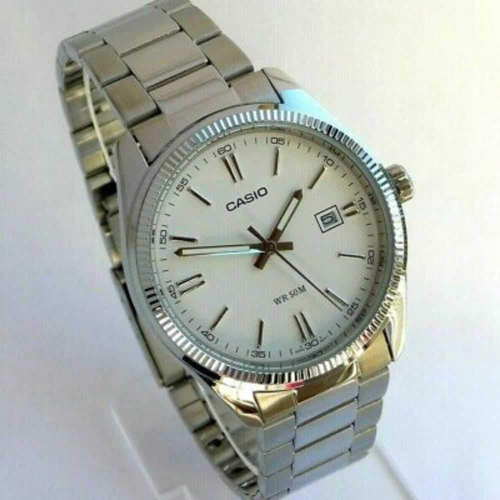 CASIO GENERAL LTP-1302D-7A1VDF QUARTZ SILVER STAINLESS STEEL WOMEN'S WATCH - H2 Hub Watches