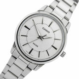 Casio General Silver Stainless Steel Women Watch LTP-1303D-7AVDF-P