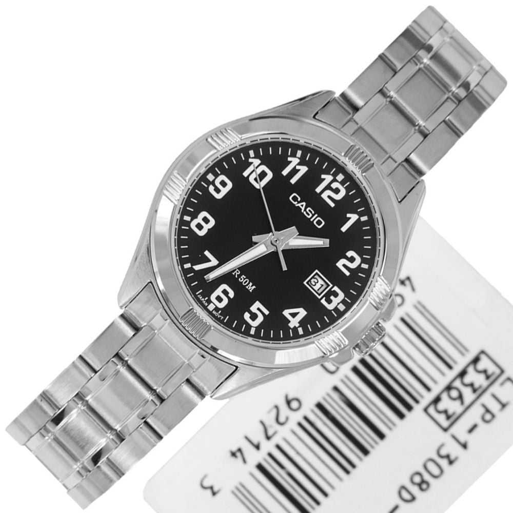 CASIO GENERAL LTP-1308D-1BVDF SILVER STAINLESS STEEL WOMEN'S WATCH - H2 Hub Watches