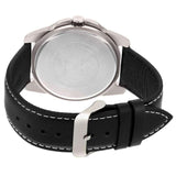 CASIO GENERAL LTP-1314L-8AVDF-P QUARTZ SILVER STAINLESS STEEL BLACK LEATHER STRAP WOMEN'S WATCH