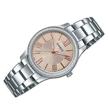 CASIO GENERAL LTP-E164D-9ADF ANALOG SILVER STAINLESS STEEL BAND WOMEN'S WATCH