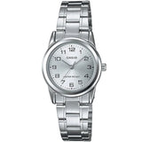 CASIO GENERAL LTP-V001D-7BUDF-P STAINLESS STEEL WOMEN WATCH
