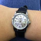 CASIO GENERAL LTP-V001L-7BUDF-P STAINLESS STEEL WOMEN WATCH