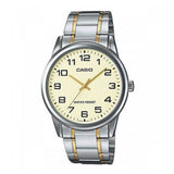 CASIO GENERAL LTP-V001SG-9BUDF-P QUARTZ TWO TONE STAINLESS STEEL WOMEN'S WATCH