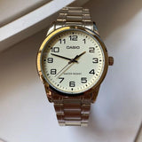 CASIO GENERAL LTP-V001SG-9BUDF-P QUARTZ TWO TONE STAINLESS STEEL WOMEN'S WATCH