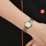 CASIO GENERAL LTP-V001SG-9BUDF-P QUARTZ TWO TONE STAINLESS STEEL WOMEN'S WATCH