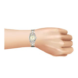 CASIO GENERAL LTP-V001SG-9BUDF-P QUARTZ TWO TONE STAINLESS STEEL WOMEN'S WATCH