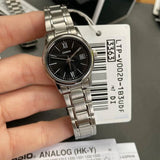 CASIO GENERAL LTP-V002D-1B3UDF-P STAINLESS STEEL WOMEN WATCH