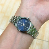 CASIO GENERAL LTP-V002D-1B3UDF-P STAINLESS STEEL WOMEN WATCH