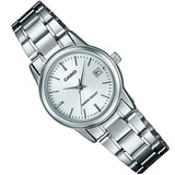 CASIO GENERAL LTP-V002D-7AUDF-P STAINLESS STEEL WOMEN WATCH