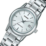 CASIO GENERAL LTP-V002D-7AUDF-P STAINLESS STEEL WOMEN WATCH