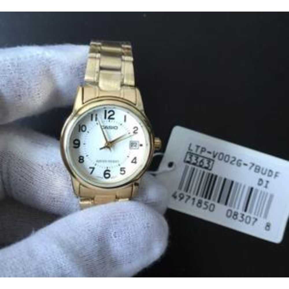 CASIO GENERAL LTP-V002G-7BUDF QUARTZ GOLD STAINLESS STEEL WOMEN'S WATCH - H2 Hub Watches