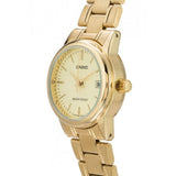 CASIO ANALOG LTP-V002G-9AUDF-P GOLD STAINLESS STEEL WOMEN WATCH