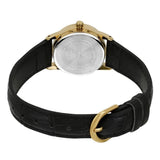 CASIO GENERAL LTP-V002GL-7BUDF-P BLACK LEATHER WOMEN WATCH
