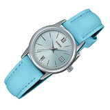 CASIO GENERAL LTP-V002L-2B3UDF LIGHT BLUE LEATHER WOMEN'S WATCH