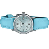 CASIO GENERAL LTP-V002L-2B3UDF LIGHT BLUE LEATHER WOMEN'S WATCH