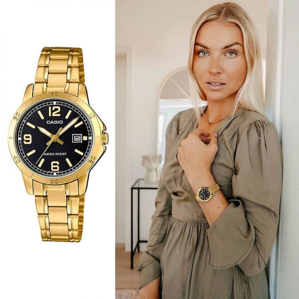 CASIO GENERAL LTP-V004G-1BUDF WOMEN'S WATCH - H2 Hub Watches
