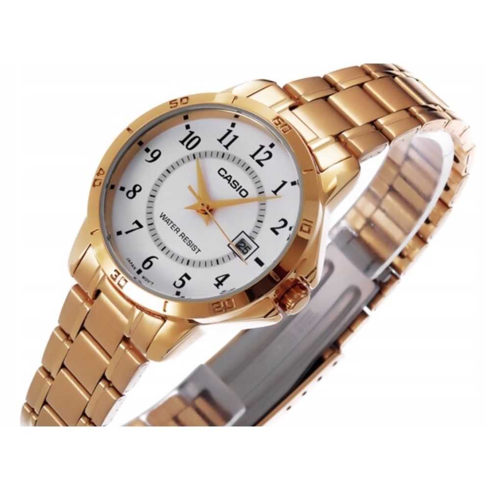 CASIO GENERAL LTP-V004G-7BUDF QUARTZ GOLD STAINLESS STEEL WOMEN'S WATCH - H2 Hub Watches