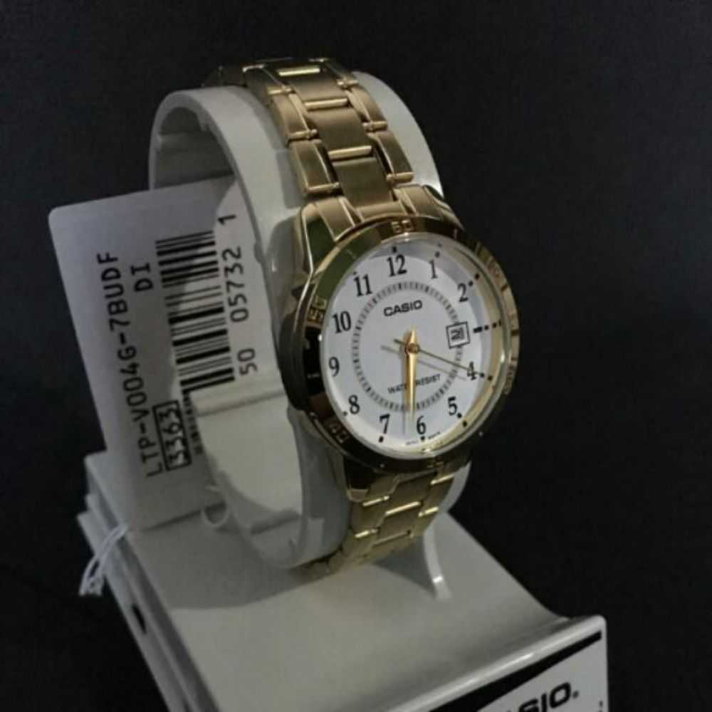 CASIO GENERAL LTP-V004G-7BUDF QUARTZ GOLD STAINLESS STEEL WOMEN'S WATCH - H2 Hub Watches