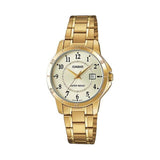 CASIO GENERAL LTP-V004G-9BUDF-P GOLD STAINLESS STEEL WOMEN'S WATCH