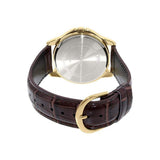 Casio General Gold Dial With Brown Leather Strap Unisex Watch LTP-V004GL-9AUDF-P