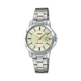 CASIO GENERAL LTP-V004SG-9AUDF-P STAINLESS STEEL WOMEN WATCH