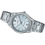 Casio General Silver Stainless Steel Strap Unisex Watch LTP-V005D-2B3UDF-P