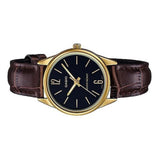 CASIO GENERAL LTP-V005GL-1BUDF-P BROWN LEATHER WOMEN WATCH