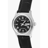 CASIO GENERAL LTP-V006L-1BUDF-P BLACK LEATHER WOMEN WATCH