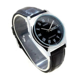 CASIO GENERAL LTP-V006L-1BUDF-P BLACK LEATHER WOMEN WATCH