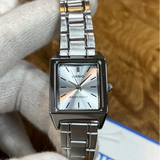 CASIO ENTICER LTP-V007D-2EUDF-P SILVER STAINLESS STEEL WOMEN WATCH