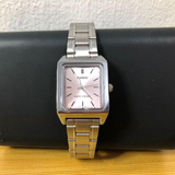 CASIO ENTICER LTP-V007D-4EUDF-P SILVER STAINLESS WOMEN WATCH