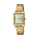 CASIO ANALOG LTP-V007G-9EUDF-P GOLD STAINLESS STEEL WOMEN WATCH