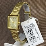 CASIO ANALOG LTP-V007G-9EUDF-P GOLD STAINLESS STEEL WOMEN WATCH