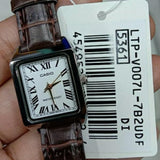 CASIO GENERAL LTP-V007L-7B2UDF-P BROWN LEATHER UNISEX WATCH