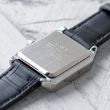 Casio General Silver Dial Black Leather Strap Men Watch LTP-V007L-7E1-P