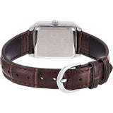 CASIO ENTICER LTP-V007L-7E2UDF-P BROWN LEATHER WOMEN WATCH