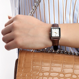 CASIO ENTICER LTP-V007L-7E2UDF-P BROWN LEATHER WOMEN WATCH