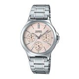 CASIO GENERAL LTP-V300D-4AUDF-P SILVER STAINLESS STEEL WOMEN'S WATCH